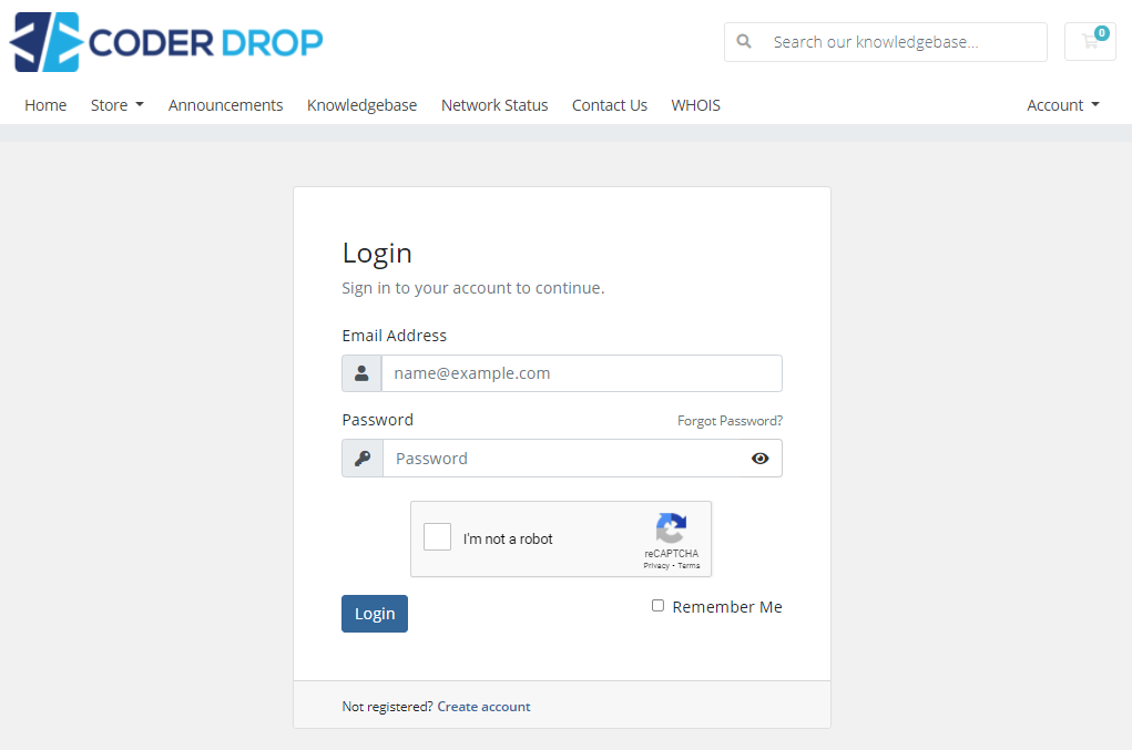 CoderDrop_Login